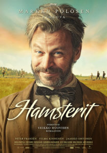 Hamsterit-elokuvan julisteessa on ilkikurisesti naurava Peter Franzèn.